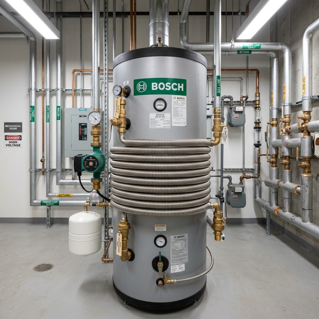 Bosch Boyler Serpantini Delindiğinde Ne Yapılmalı? Basınç Artışı ve 316L Flex Çözüm